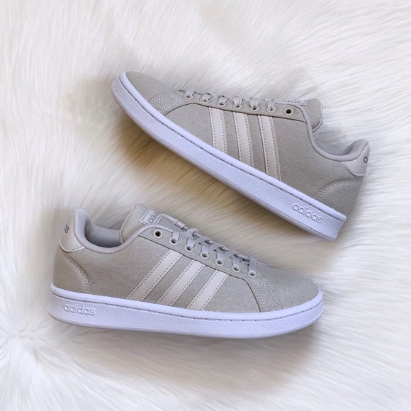 Adidas Women’s Grand Court Canvas Sneakers - Picture 5 of 6